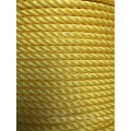 3 strands plastic rope poly rope for fishing marine usage packed in coil